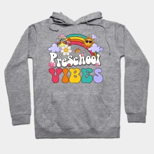 preschool Vibes - Pre-k Team Retro 1st Day of School Hoodie